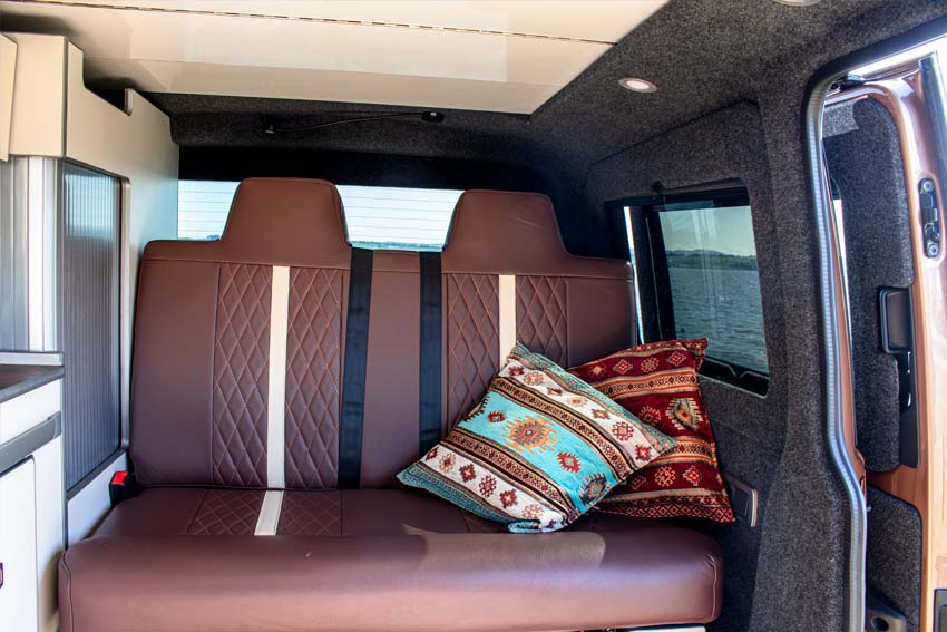 2 bert or 4 berth campervan, seatbelts, seats, and things people overlook